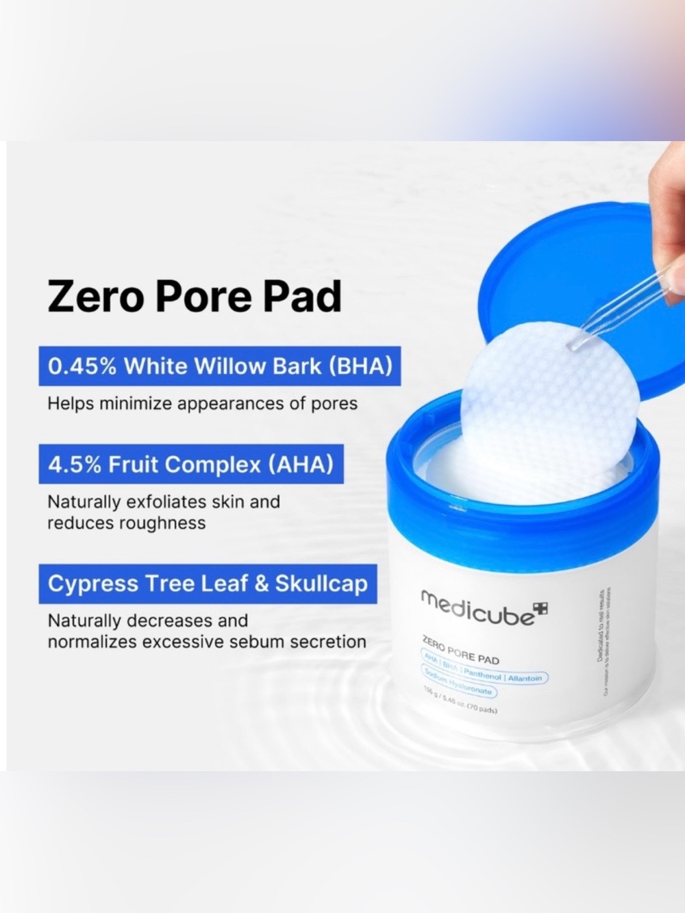 Medicube Zero Pore Pads Toner - Picture 3 of 6